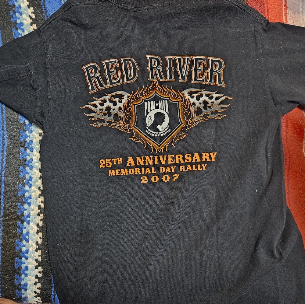 Red River NM POW MIA 25th Anniversary Memorial Day Ralley Tee